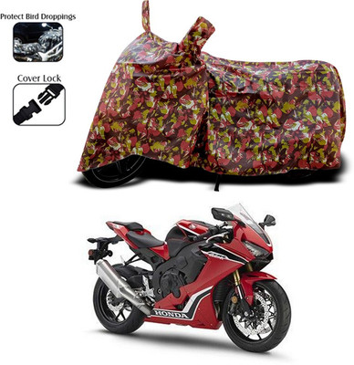 ANTHUB Two Wheeler Cover for Honda(Red)