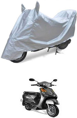 QualityBeast Two Wheeler Cover for Indus(Yo EXL, Silver)