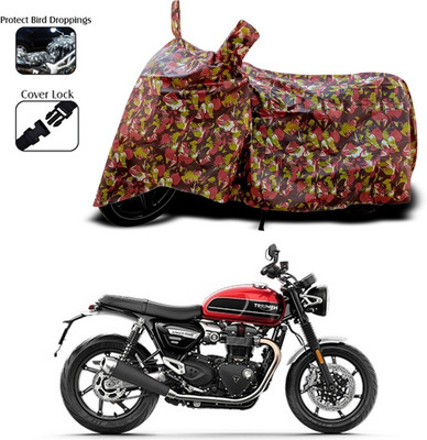 ANTHUB Two Wheeler Cover for Triumph(Red)