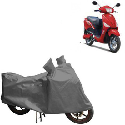 MOTOWORLD Waterproof Two Wheeler Cover for Hero(E Scoot, Grey)