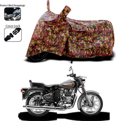 SEBOMJO Two Wheeler Cover for Royal Enfield(Multicolor)