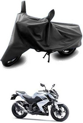 QualityBeast Two Wheeler Cover for Kawasaki(Z250, Grey)