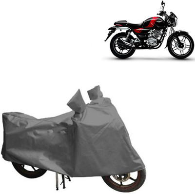 MOTOWORLD Waterproof Two Wheeler Cover for Bajaj(V 150, Grey)
