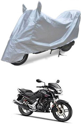 QualityBeast Two Wheeler Cover for Hero(CBZ, Silver)