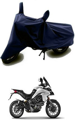 QualityBeast Two Wheeler Cover for Ducati(Multistrada, Blue)
