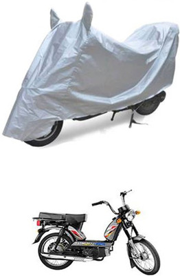 QualityBeast Two Wheeler Cover for TVS(Heavy Duty Super XL, Silver)