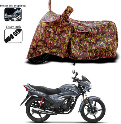 ANTHUB Two Wheeler Cover for Honda(Red)