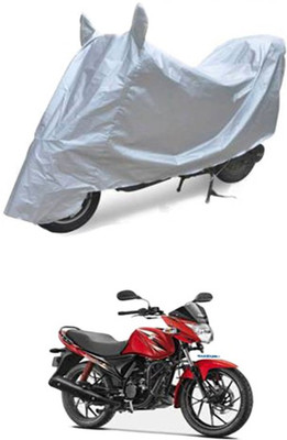QualityBeast Two Wheeler Cover for Suzuki(Silver)