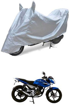 QualityBeast Two Wheeler Cover for Bajaj(Silver)