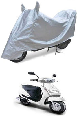 QualityBeast Two Wheeler Cover for Avon(Silver)