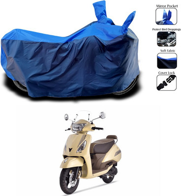 ANTHUB Two Wheeler Cover for TVS(Jupiter classic, Blue)