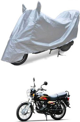 QualityBeast Two Wheeler Cover for TVS(Max, Silver)
