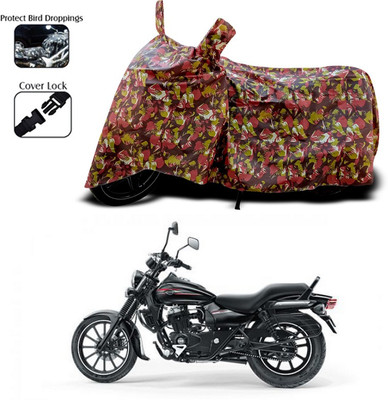 ANTHUB Two Wheeler Cover for Bajaj(Red)