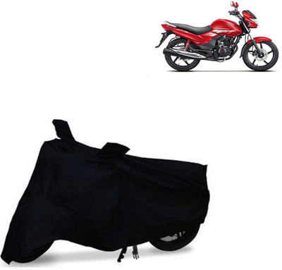 MOTOWORLD Waterproof Two Wheeler Cover for Hero(Achiever, Black)