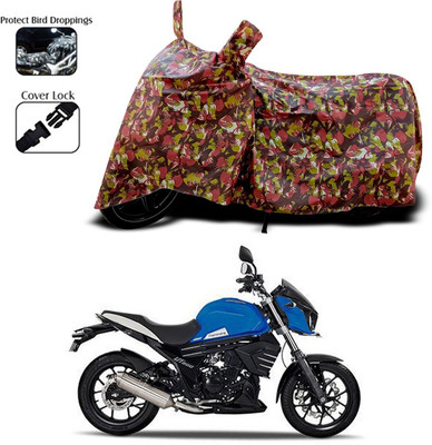 ANTHUB Two Wheeler Cover for Mahindra(Red)