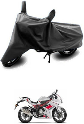 QualityBeast Two Wheeler Cover for DSK Benelli(Grey)
