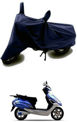 QualityBeast Two Wheeler Cover for Lohia(Fame, Blue)
