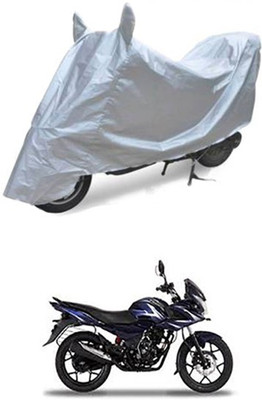 CoNNexXxionS Two Wheeler Cover for Bajaj(Discover 150 f, Silver)