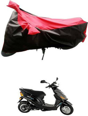 MotohunK Two Wheeler Cover for Hero(Electric Zippy, Red, Black)