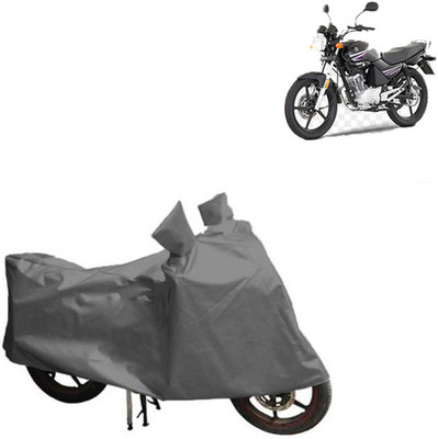 MOTOWORLD Waterproof Two Wheeler Cover for Yamaha(Libero, Grey)