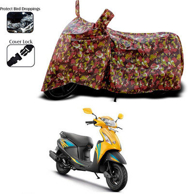 ANTHUB Waterproof Two Wheeler Cover for Hero(Red)