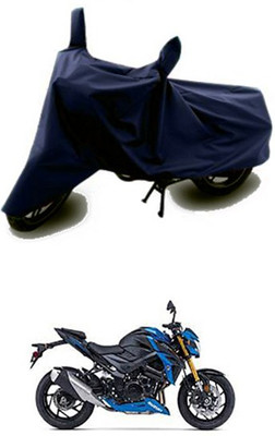QualityBeast Two Wheeler Cover for Suzuki(Blue)
