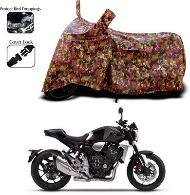 ANTHUB Two Wheeler Cover for Honda(Red)
