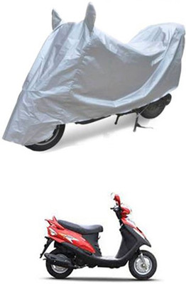 QualityBeast Two Wheeler Cover for Mahindra(Silver)