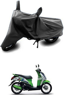 QualityBeast Two Wheeler Cover for Suzuki(Let's, Grey)