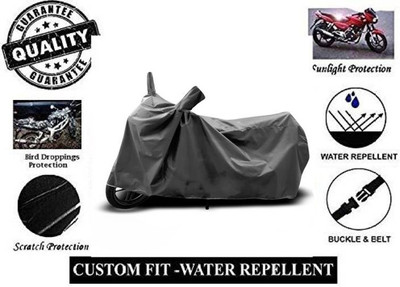 RPSENTTERPR Waterproof Two Wheeler Cover for Piaggio(Vespa LX, Grey)