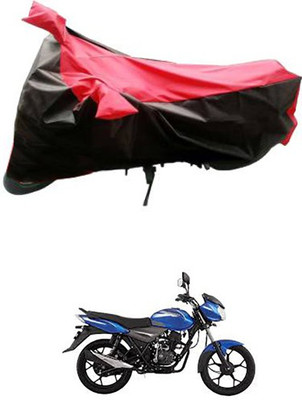 MotohunK Two Wheeler Cover for Bajaj(Red, Black)