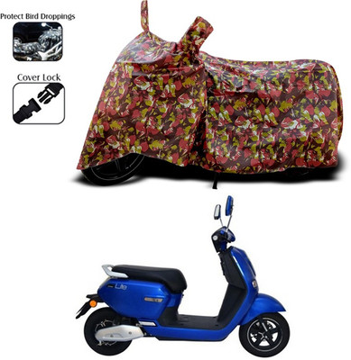 ANTHUB Two Wheeler Cover for Okinawa(Red)