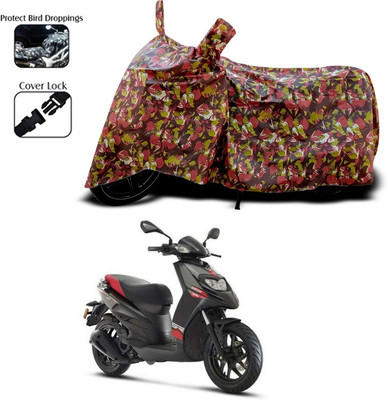 ANTHUB Two Wheeler Cover for Aprilia(Red)