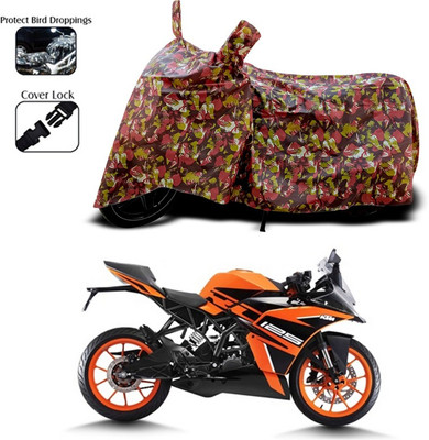 ANTHUB Two Wheeler Cover for KTM(Red)