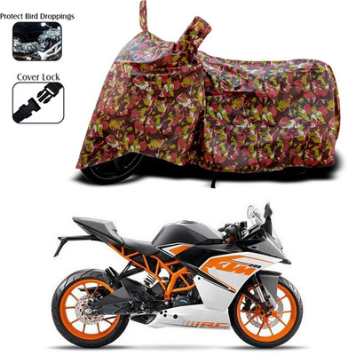ANTHUB Two Wheeler Cover for KTM(Red)