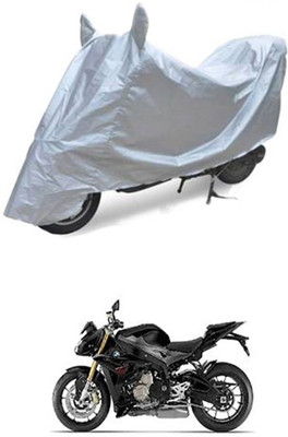 QualityBeast Two Wheeler Cover for BMW(Silver)