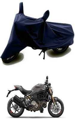 QualityBeast Two Wheeler Cover for Ducati(Blue)