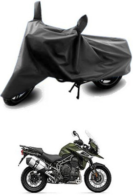 QualityBeast Two Wheeler Cover for Triumph(Grey)