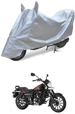 QualityBeast Two Wheeler Cover for Bajaj(Avenger 220 Street, Silver)
