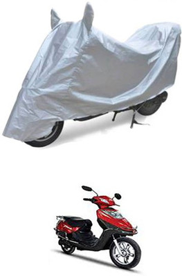 QualityBeast Two Wheeler Cover for Hero(Silver)