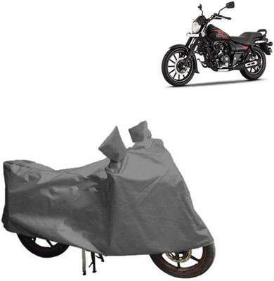 MOTOWORLD Waterproof Two Wheeler Cover for Bajaj(Avenger 220 Street, Grey)