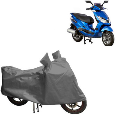 MOTOWORLD Waterproof Two Wheeler Cover for Bajaj(Sunny, Grey)
