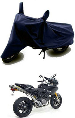 QualityBeast Two Wheeler Cover for Ducati(Blue)
