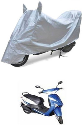 QualityBeast Two Wheeler Cover for Indus(Yo Xplor, Silver)