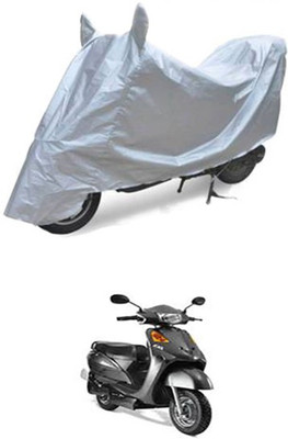 QualityBeast Two Wheeler Cover for Indus(Yo, Silver)