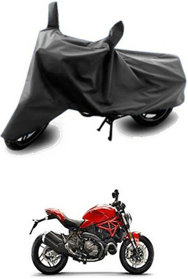 QualityBeast Two Wheeler Cover for Ducati(Monster 821, Grey)