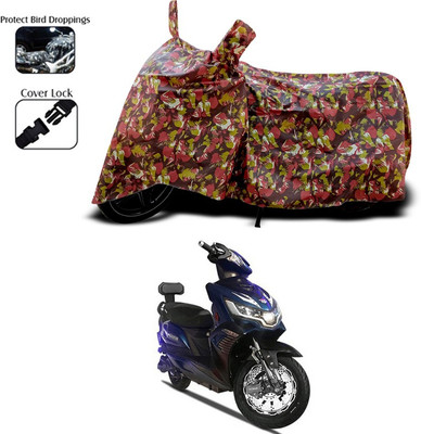 ANTHUB Two Wheeler Cover for Okinawa(Red)