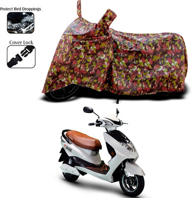 ANTHUB Two Wheeler Cover for Okinawa(Red)