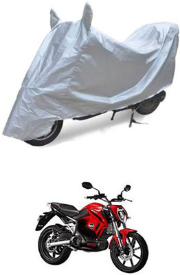 QualityBeast Two Wheeler Cover for Revolt(Silver)
