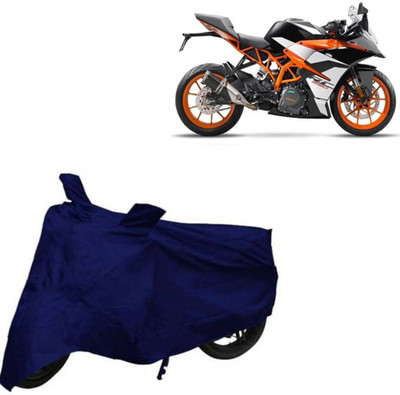 RPSENTTERPR Waterproof Two Wheeler Cover for KTM(RD 350, Blue)